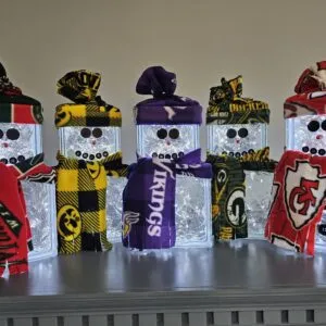 2 Tier Sports Team Snowmen